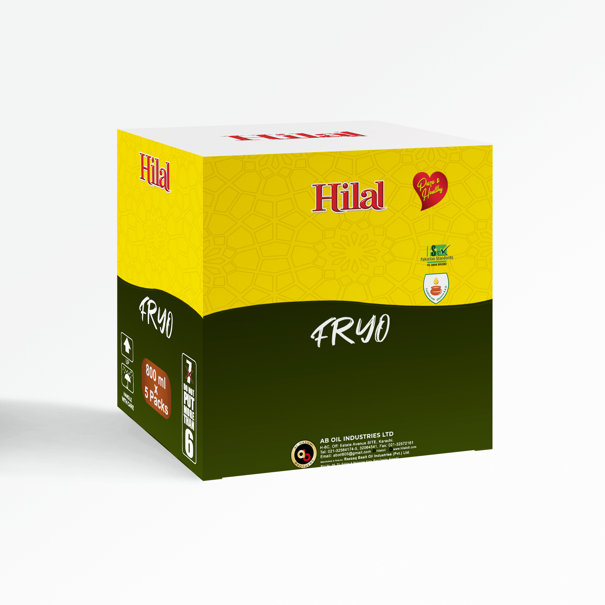 Hilal Fryo 800 ml x 5